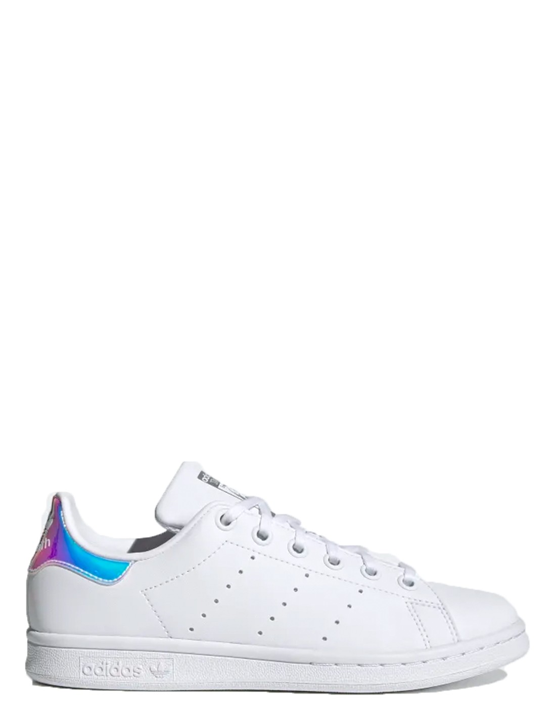 adidas sneakers femme stan smith j vegan blanc silver
