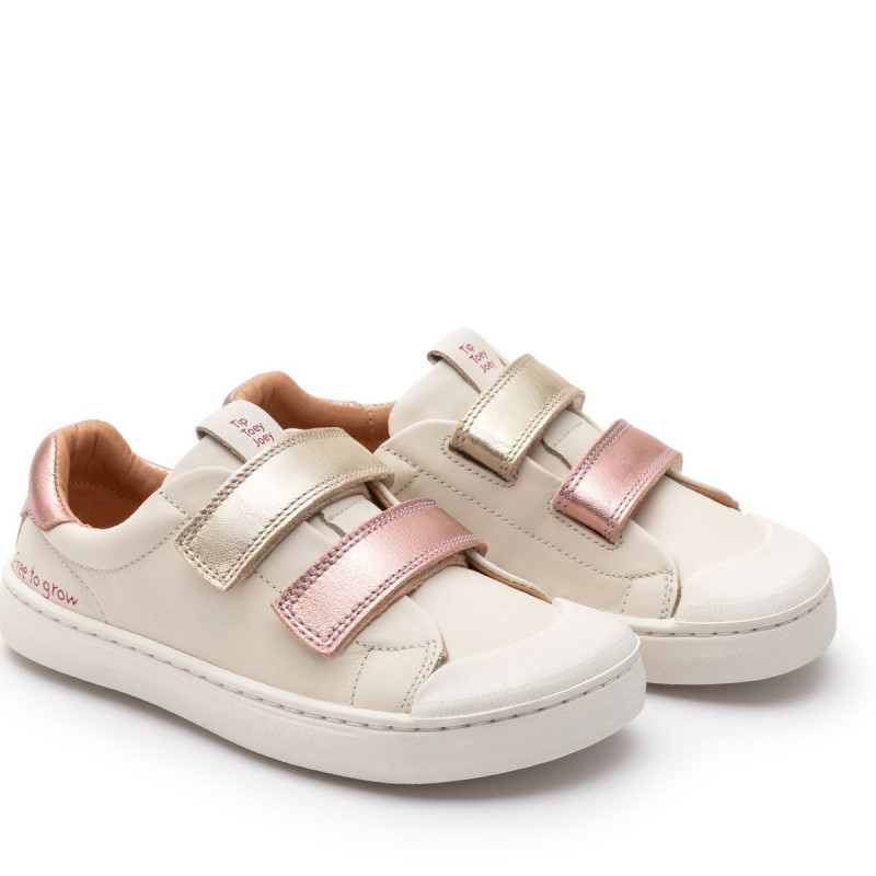Tip Toey Joey Tip Toey Joey Kidos Sneakers Ramp Play Tapioca rose gold
