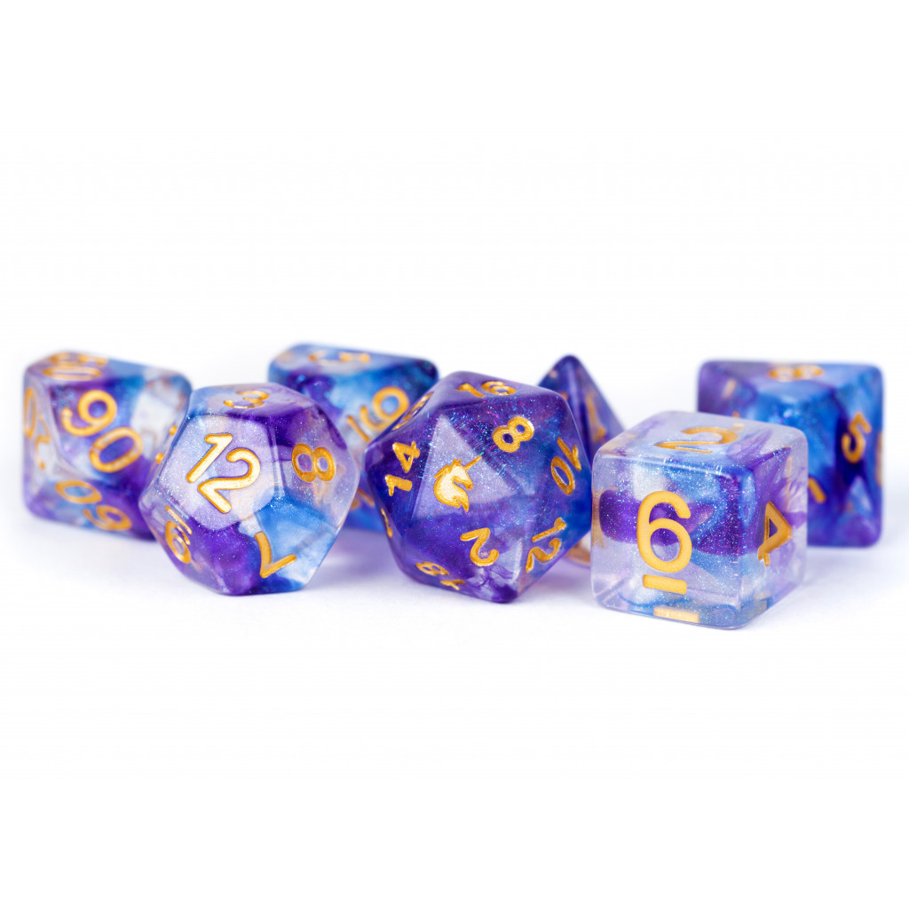 Set de 7 Dés JDR - Licorne