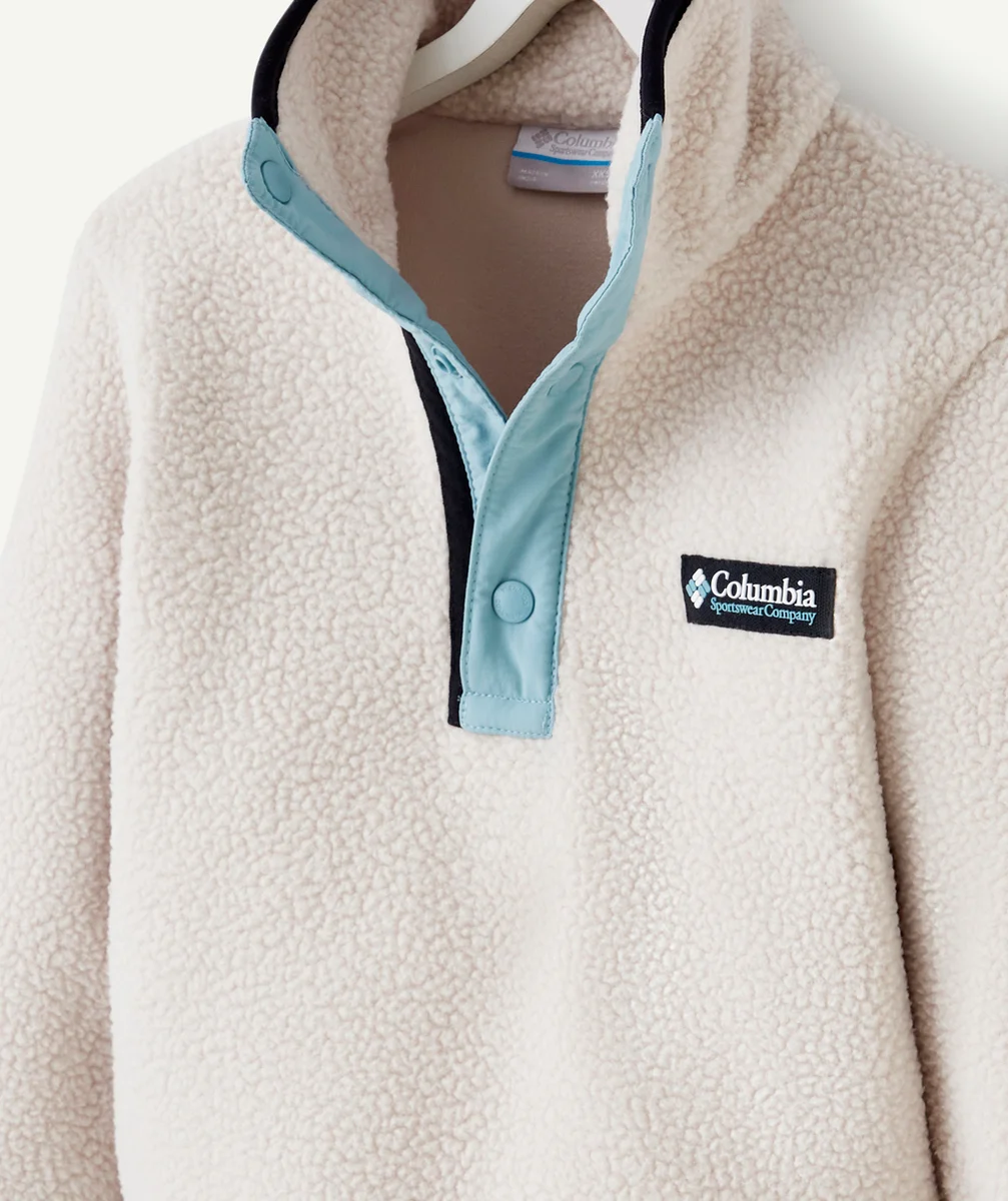 COLUMBIAPOLAIRE STREETWEAR HELVETIA ÉCRU ET BLEU PÂLE