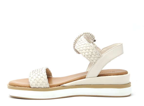 Inuovo nu pieds plats femme 113031 blanc
