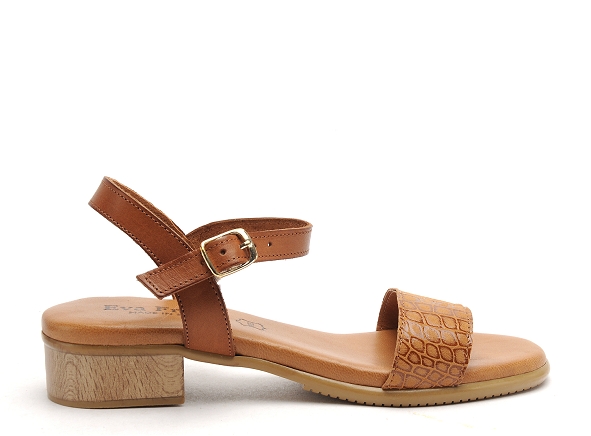 Eva frutos nu pieds talons femme 1390 marron