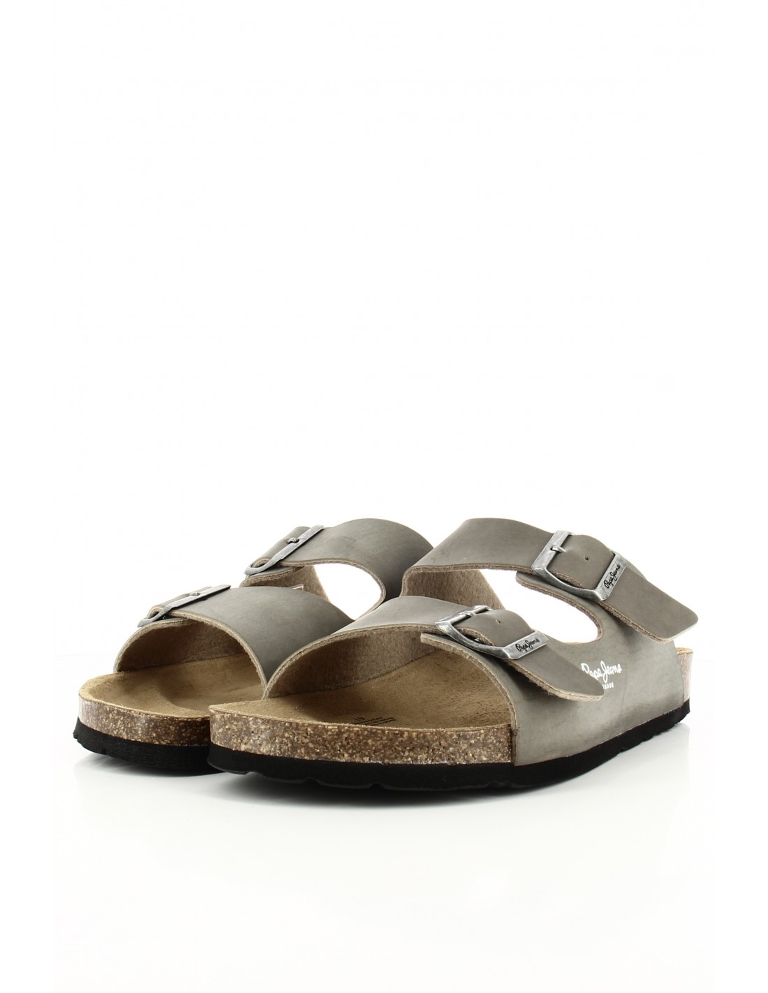 pepe jeans Mules pour homme bio m double velour gris