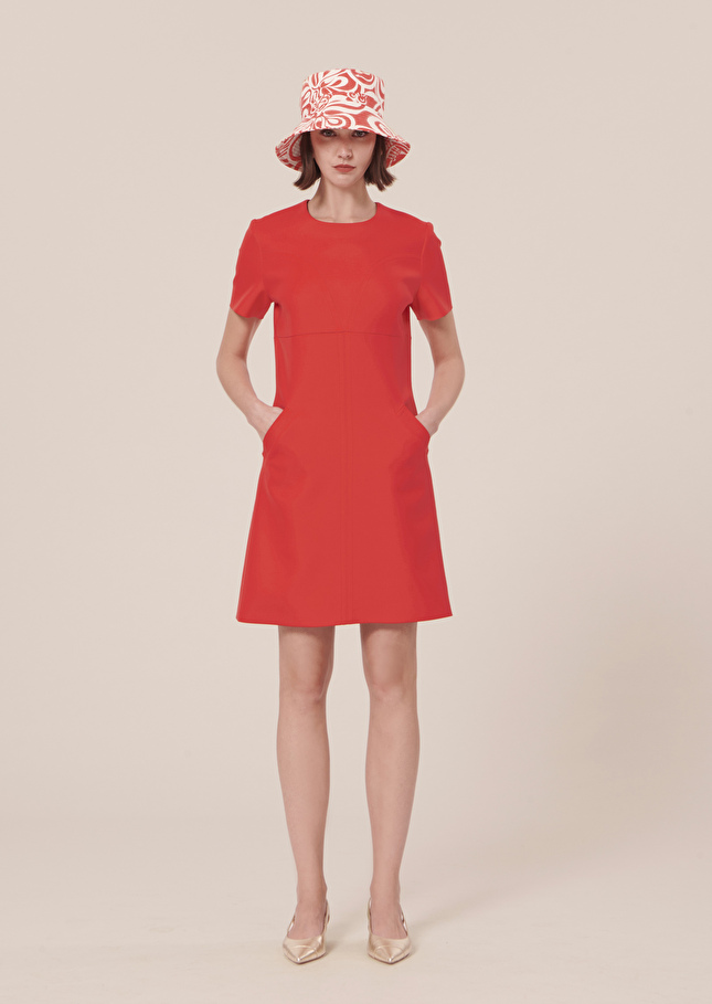 Robe Rehanecorail en toile double