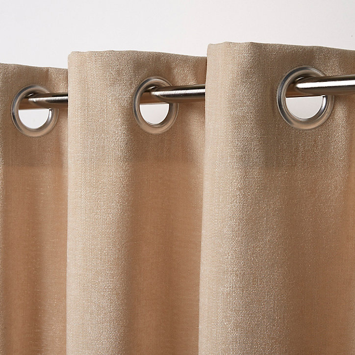 Rideau GoodHome Pahea naturel l.135 x H.260 cm