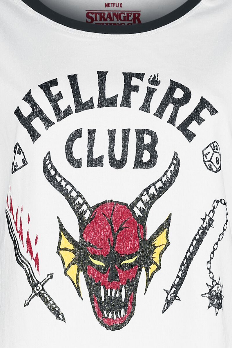 Hellfire Club | Stranger Things T-shirt manches longues