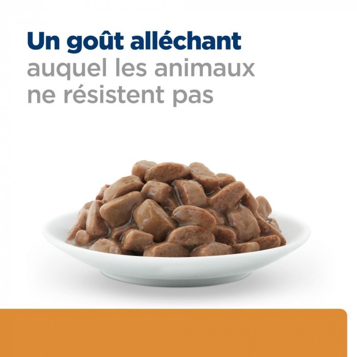 HILL'S Prescription Diet k/d Kidney Care en bouchées au Poulet - Pâtée pour chat