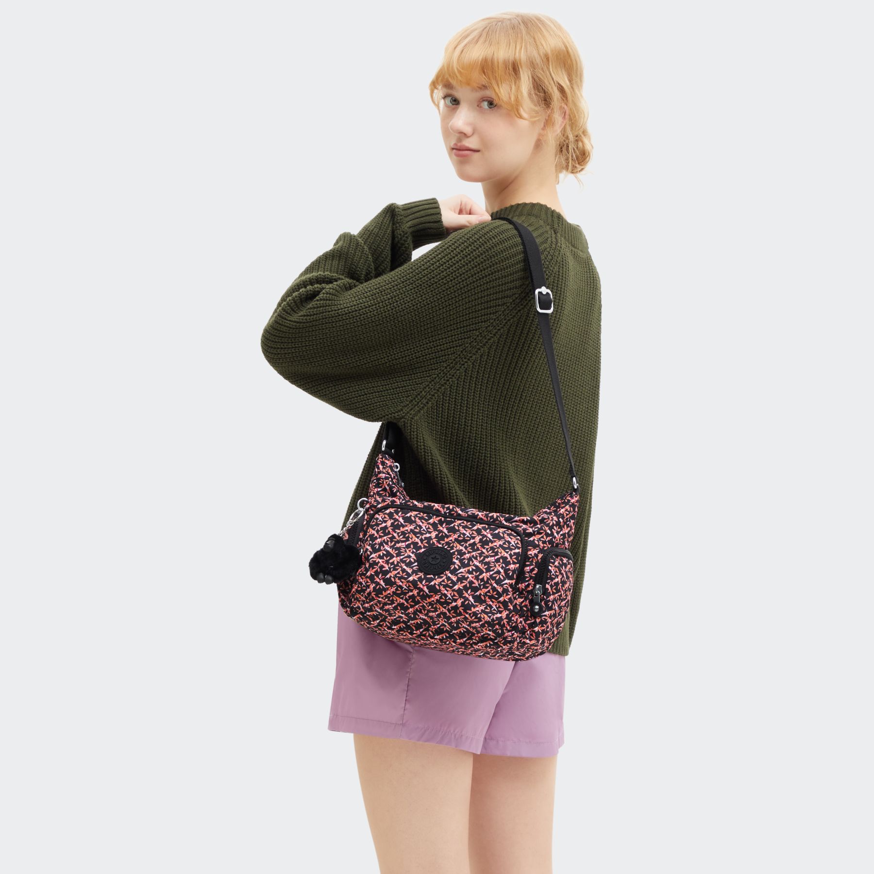 GABB S Sac à bandoulière de taille moyenne avec bandoulière réglable - Dancing Bouquet