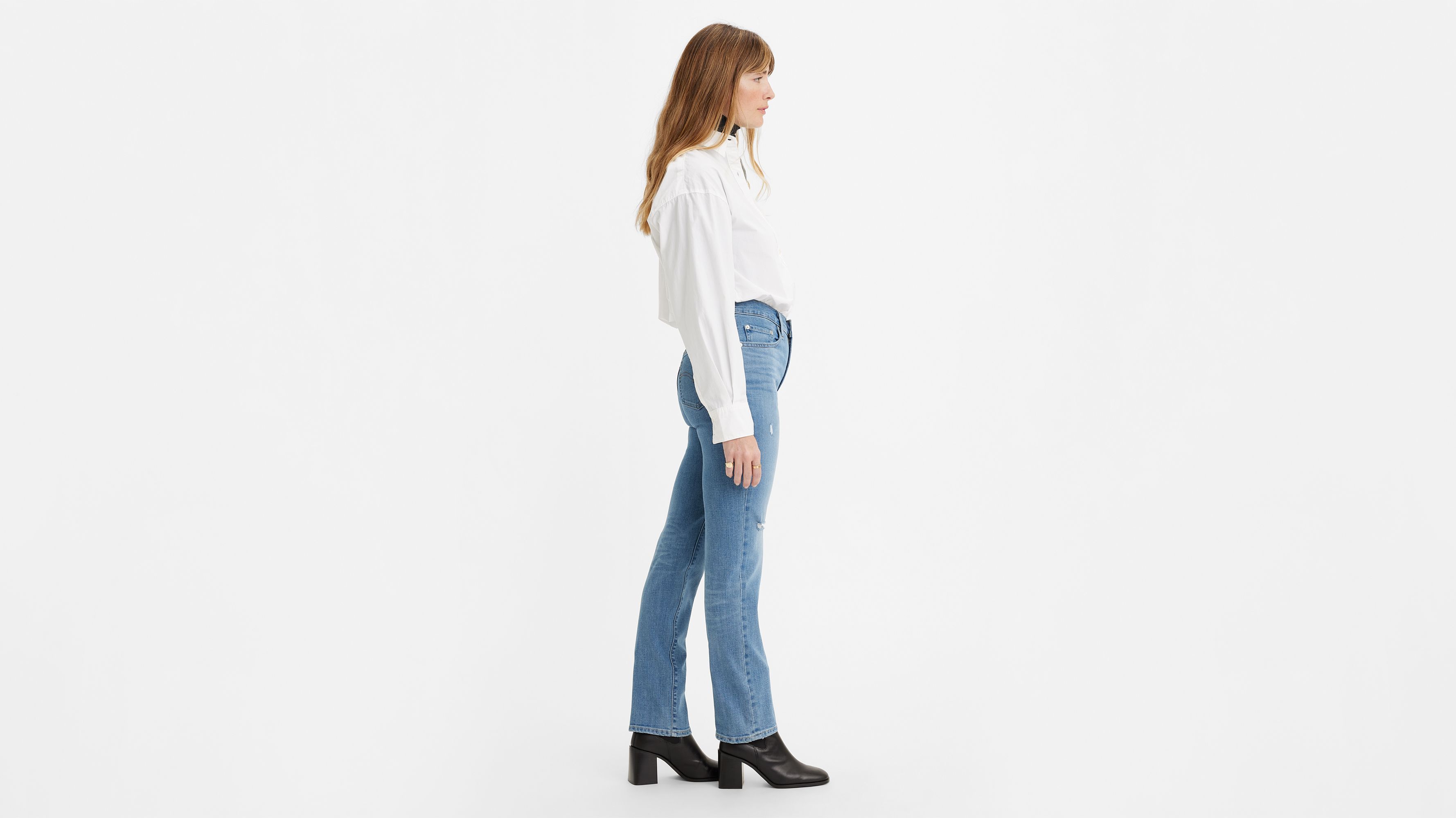 Jean 724™ taille haute droit - Slate Fixer - Bleu