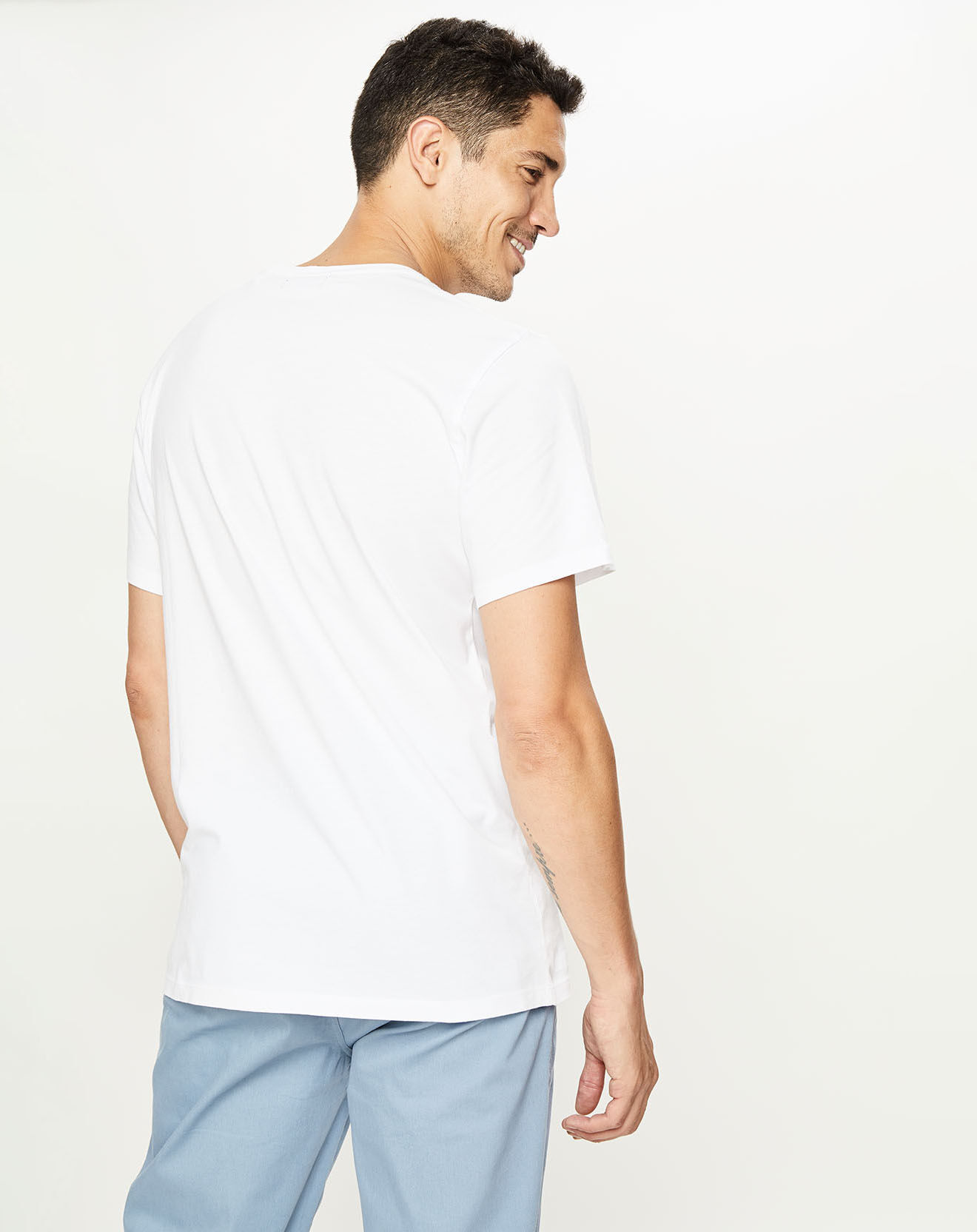 Dockers T-Shirt Logo blanc
