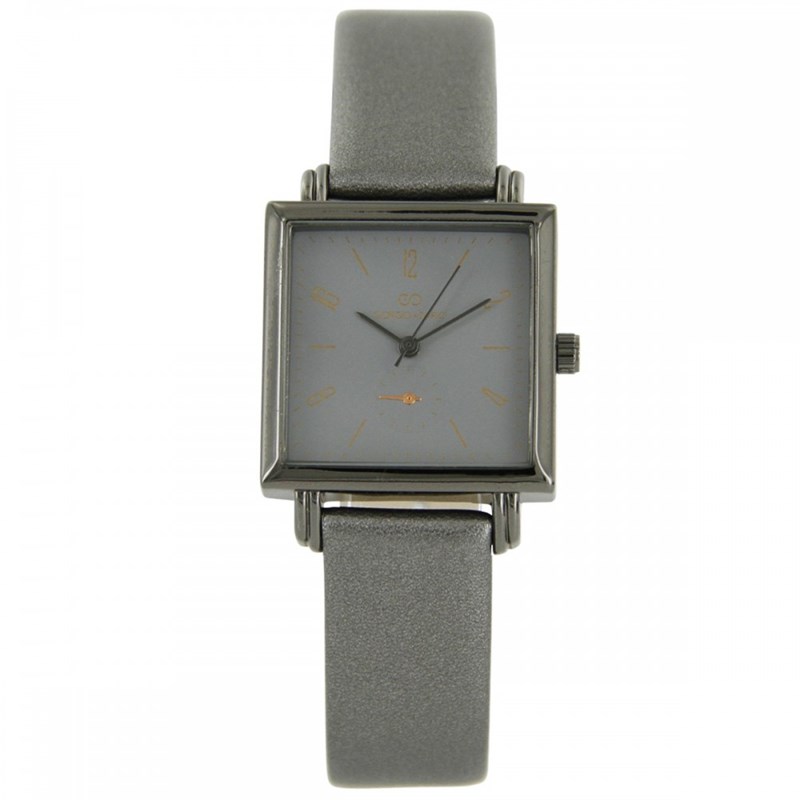 Coffret montre Femme GIORGIO bracelet Cuir Gris