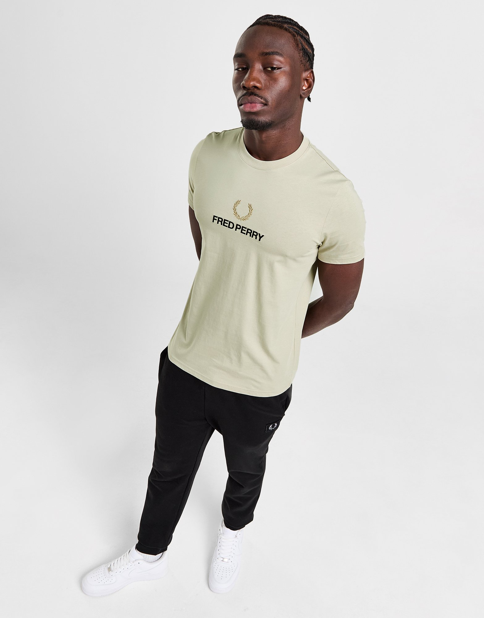 Fred Perry T-Shirt Global Stack Logo Homme