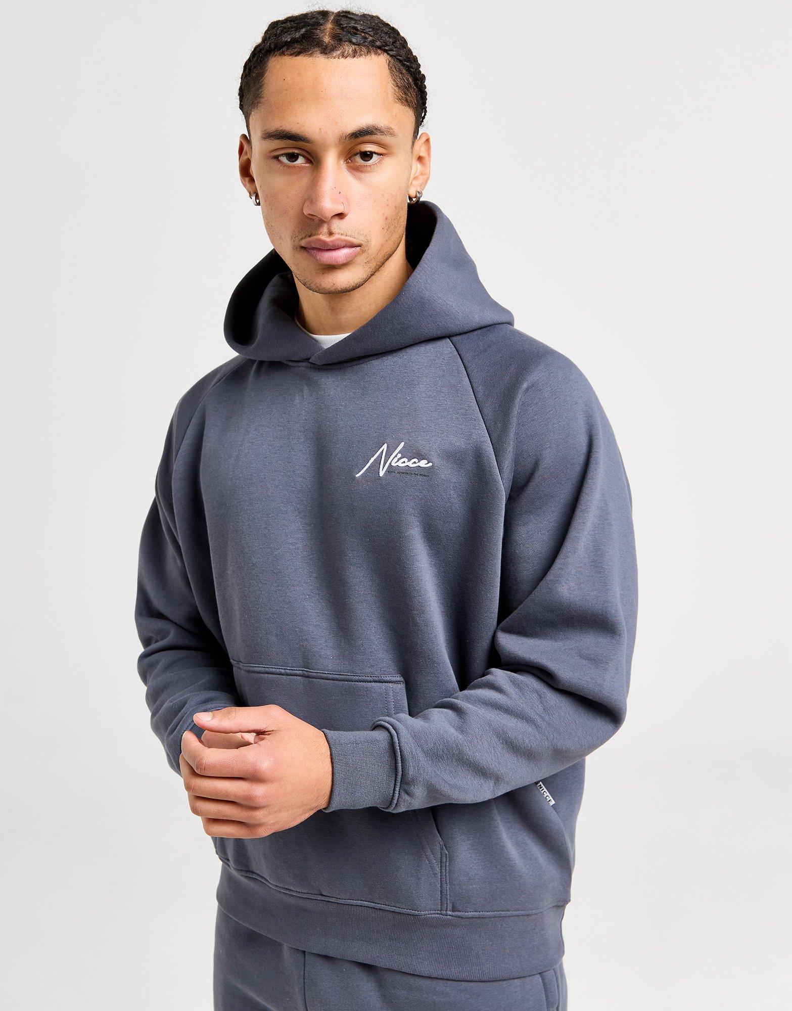 Nicce Sweat à Capuche Multi Logo Script Homme
