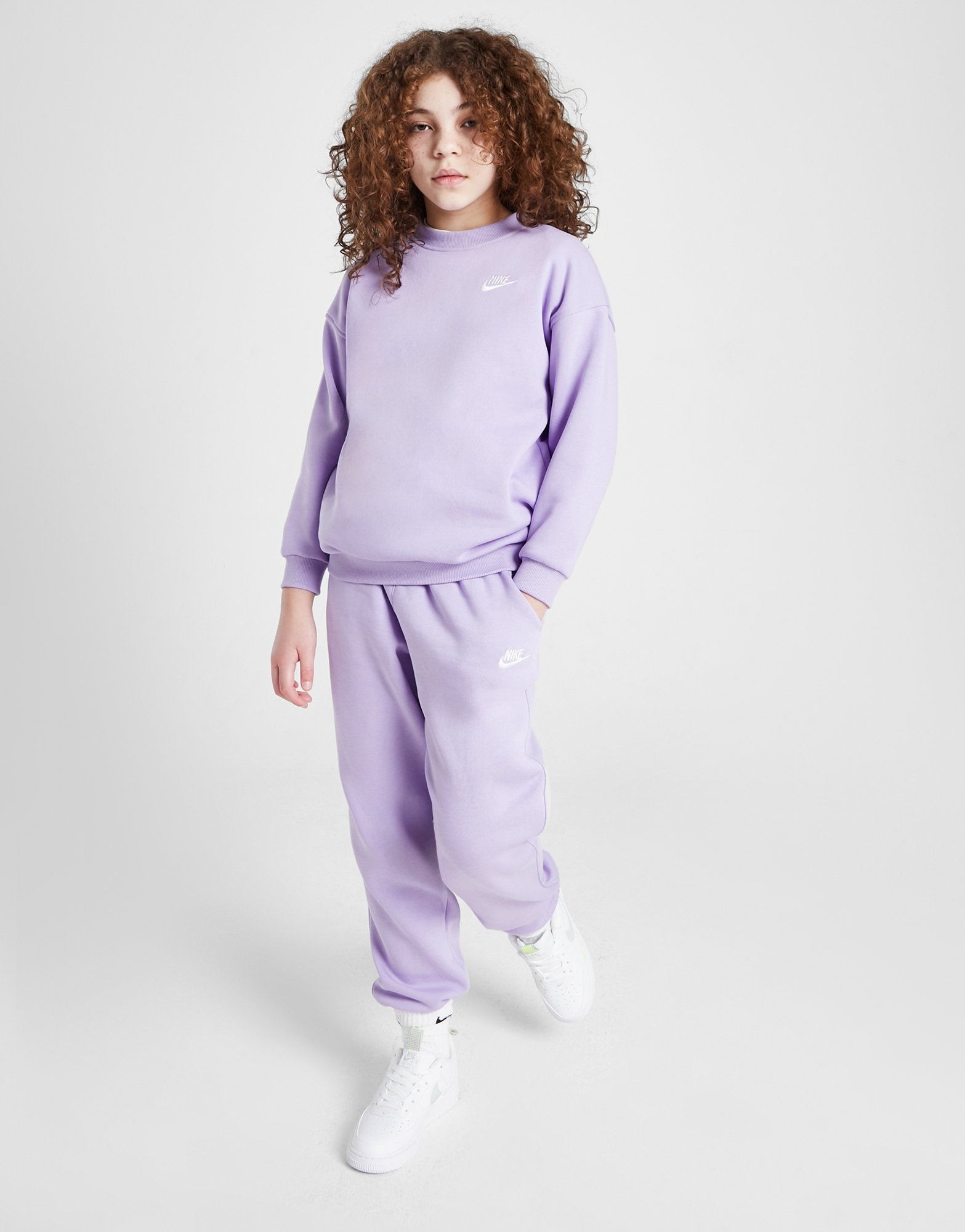 Nike Girls' Oversized Club Fleece Sweatshirt Junior