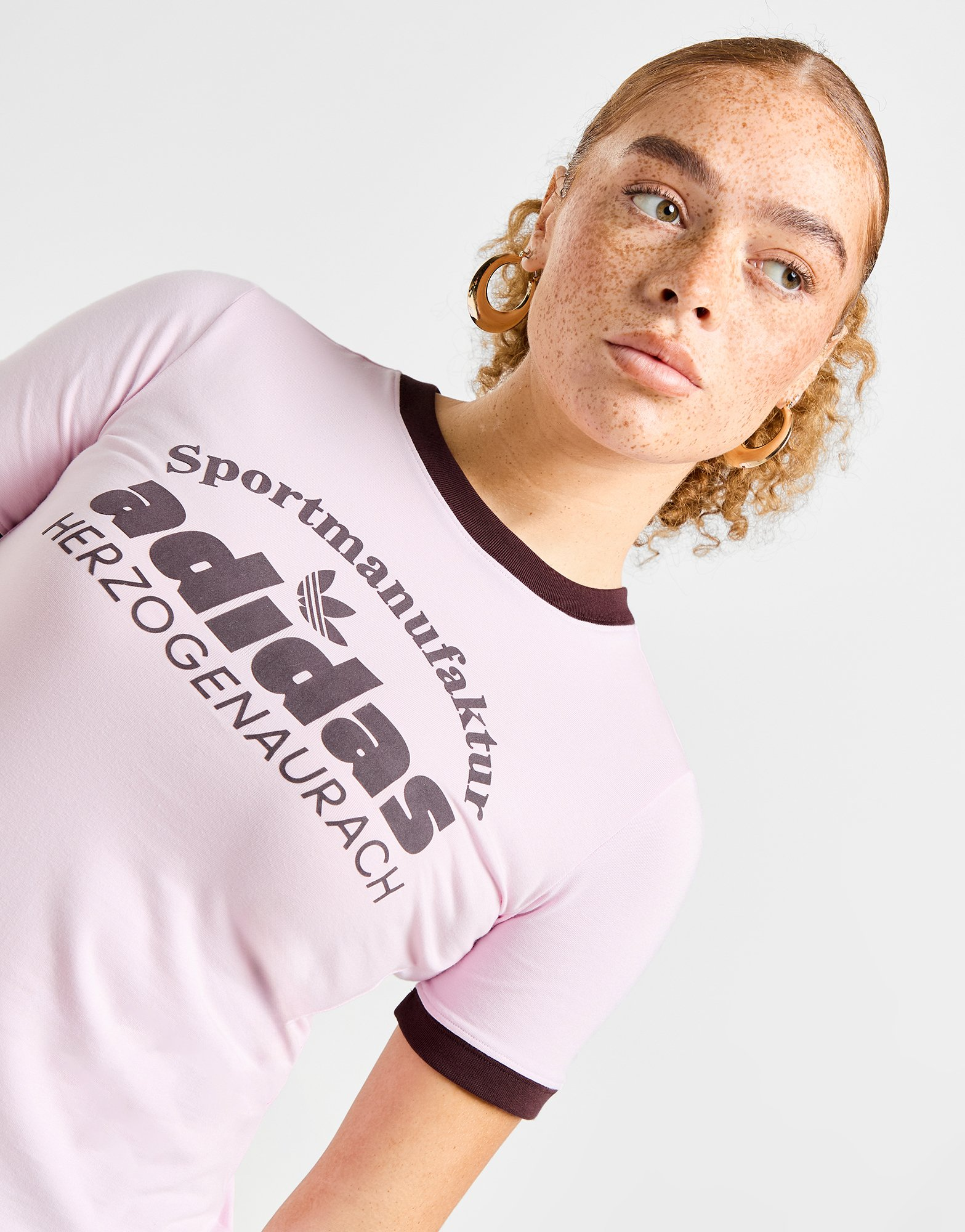 adidas Originals T-shirt Retro Graphic Slim Femme