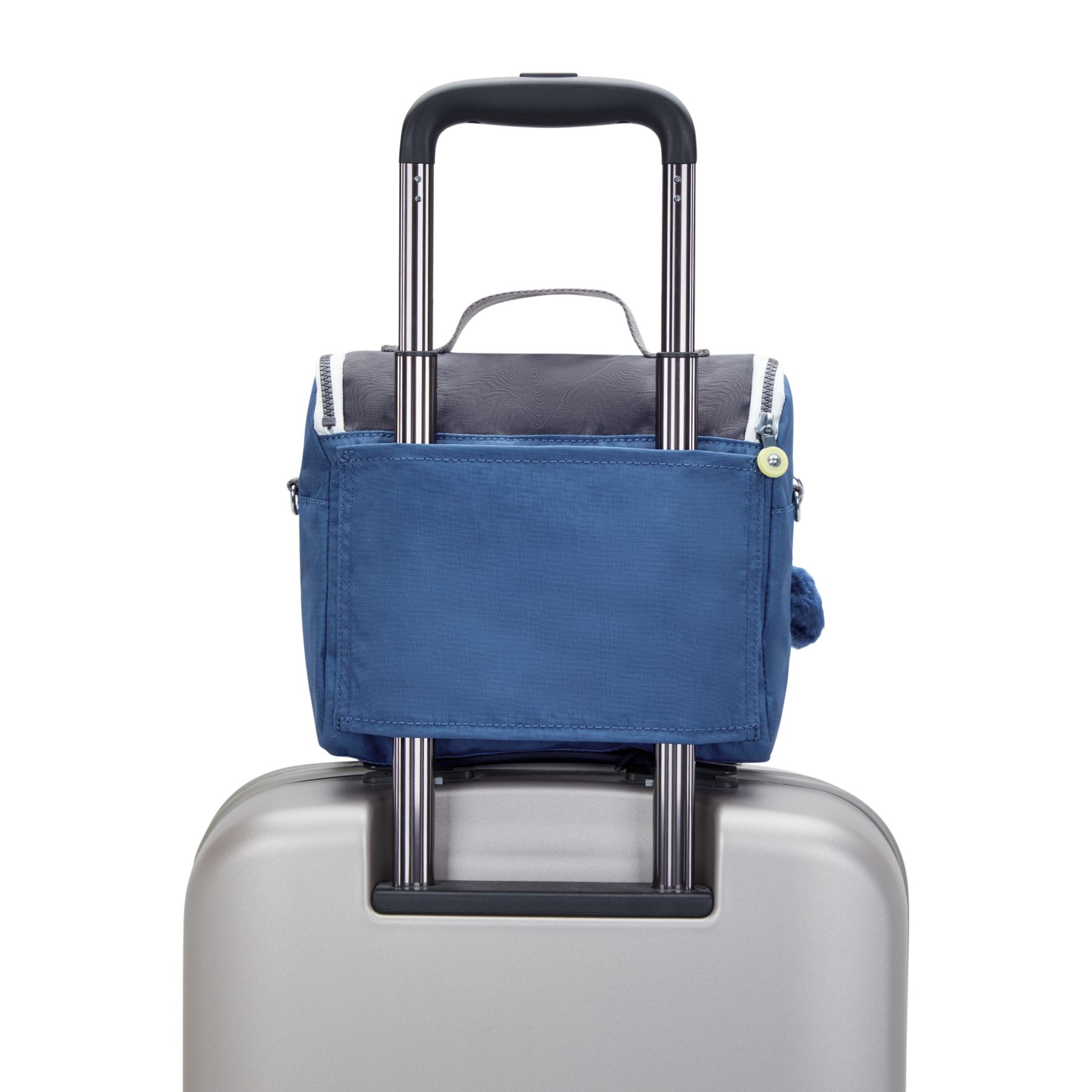 NEW KICHIROU Grand Sac Repas Isotherme avec Manchon pour Valise - Fantasy Blue Block