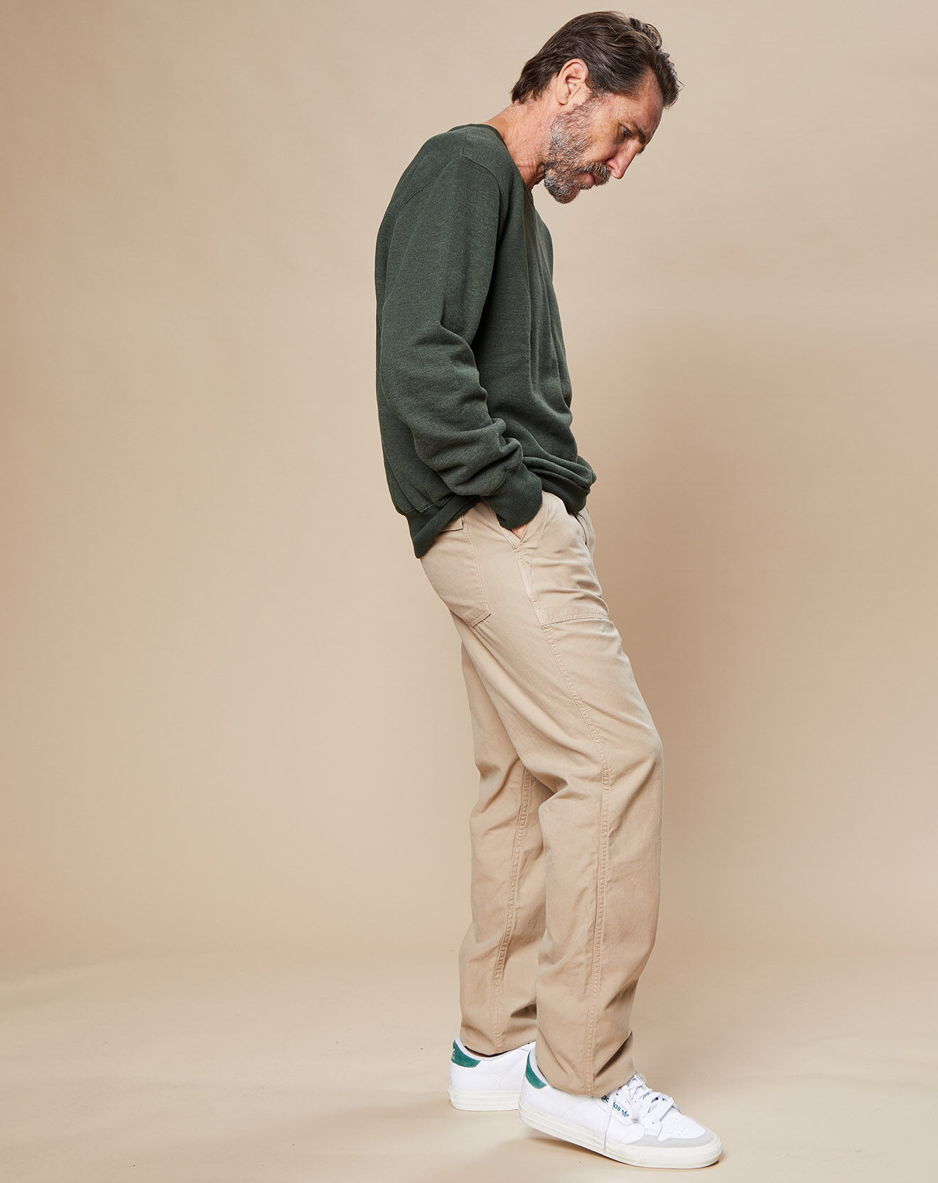 Hartford Pantalon Fatigue beige