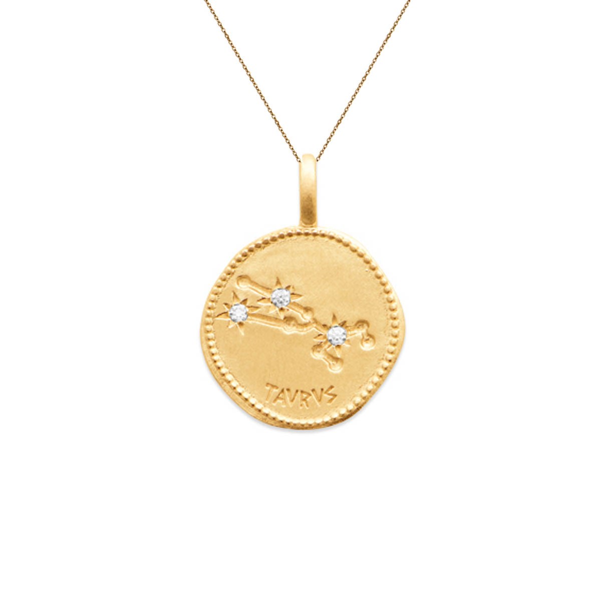 Pendentif signe du zodiaque TAUREAU - Bijoux Privés Discovery