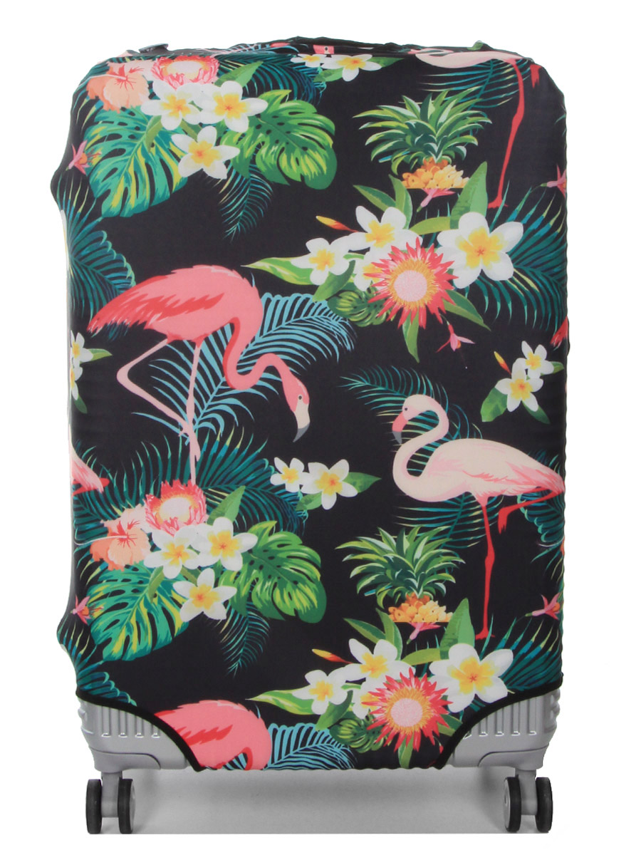 Housse de valise Periea Tropical Flamingo L