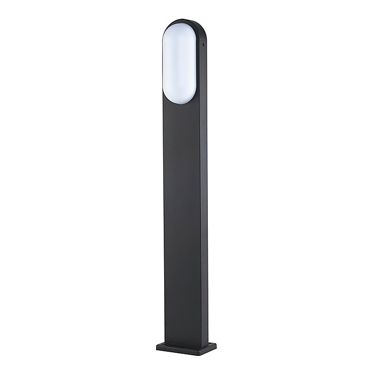 Potelet LED intégrée Bredene 800lm 14W blanc neutre l.11,9 x H.90 x P.14 cm