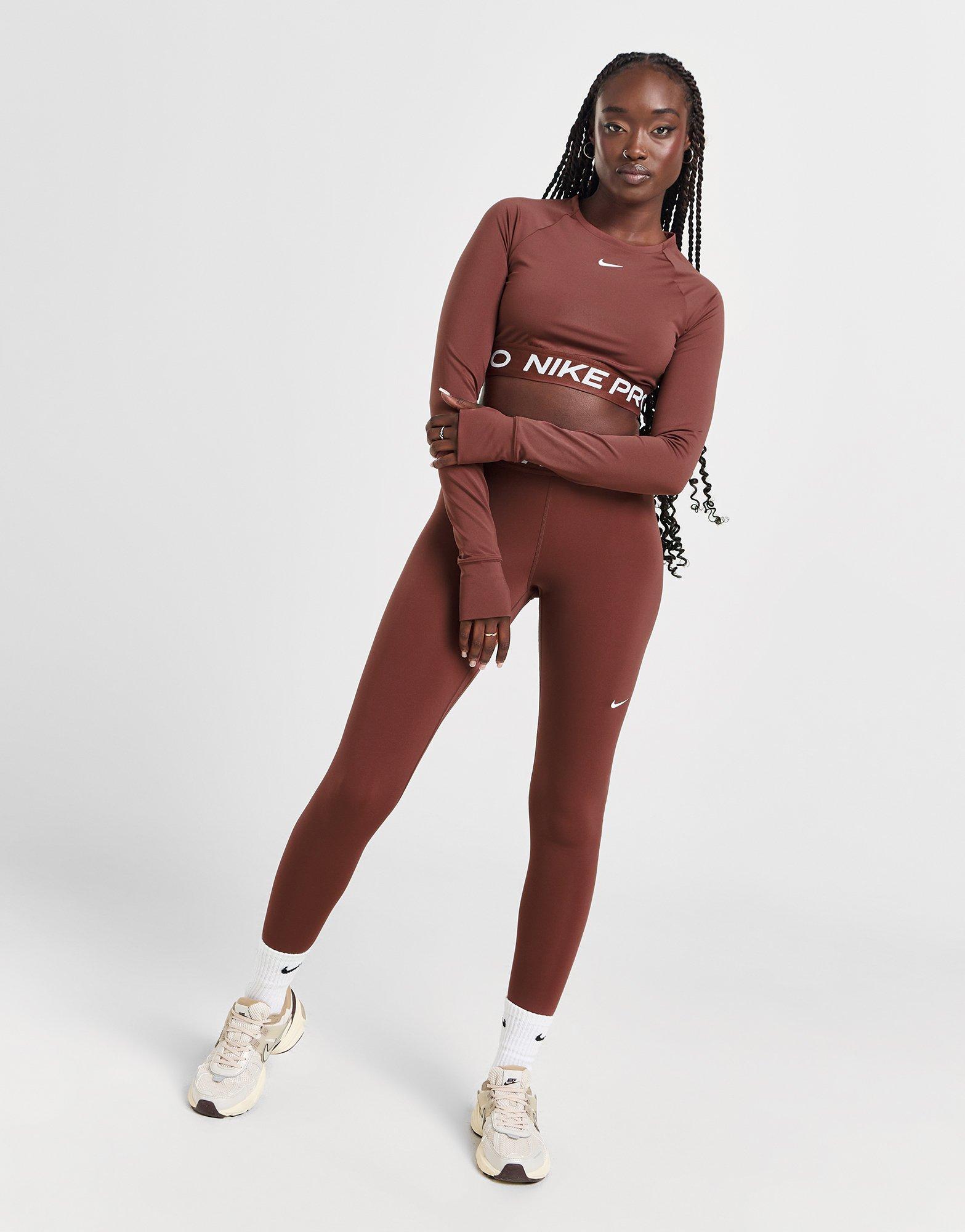 Nike Crop Top Manches Longues Pro Femme