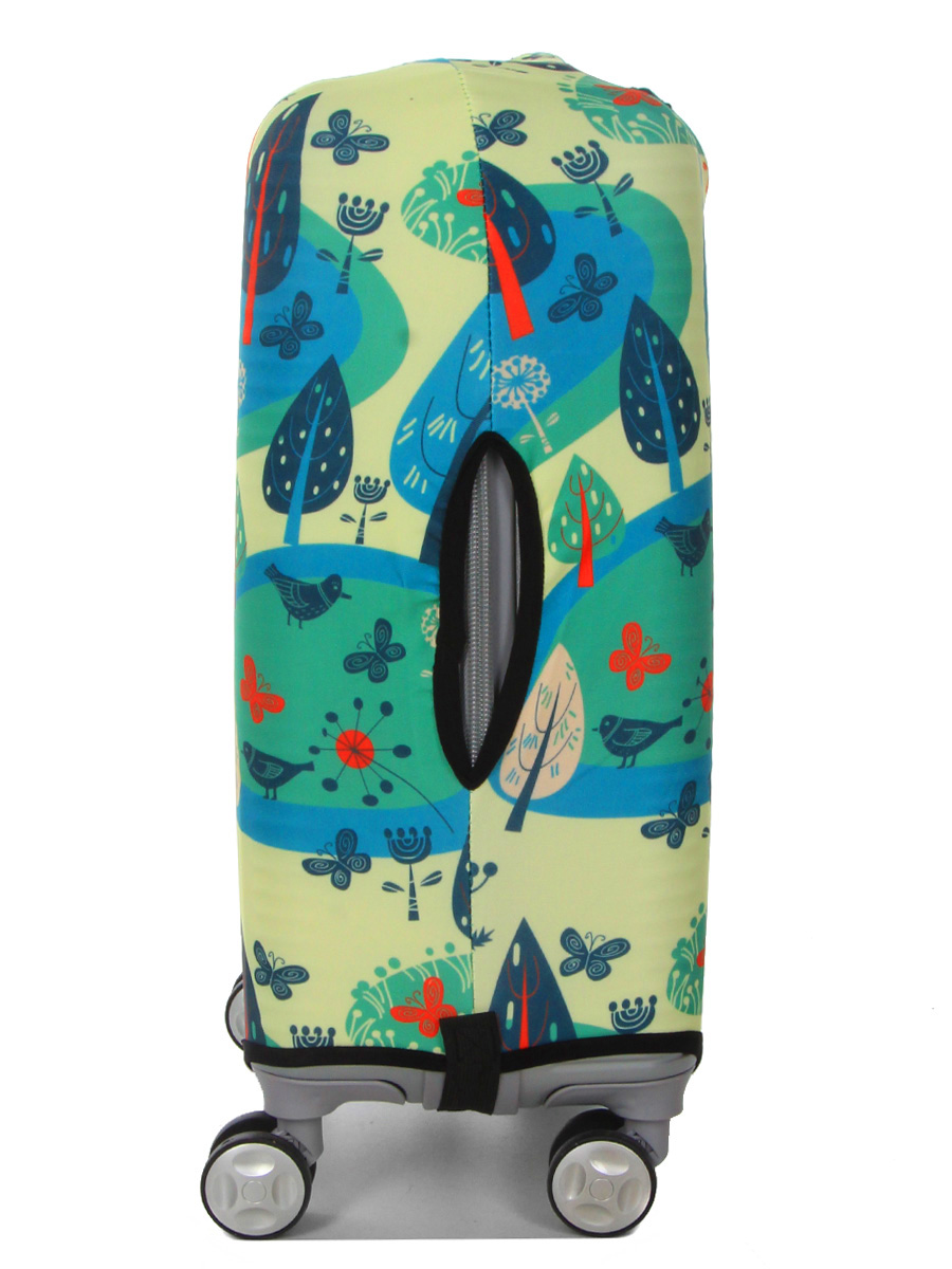 Housse de valise Periea Yellow and Blue Woodland S