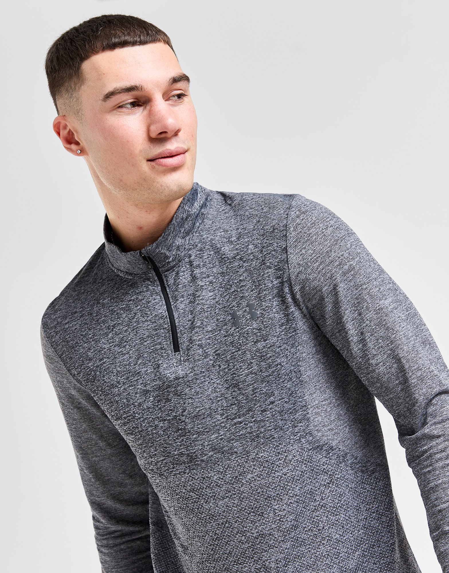 Under Armour Haut Zippé Seamless Stride Homme