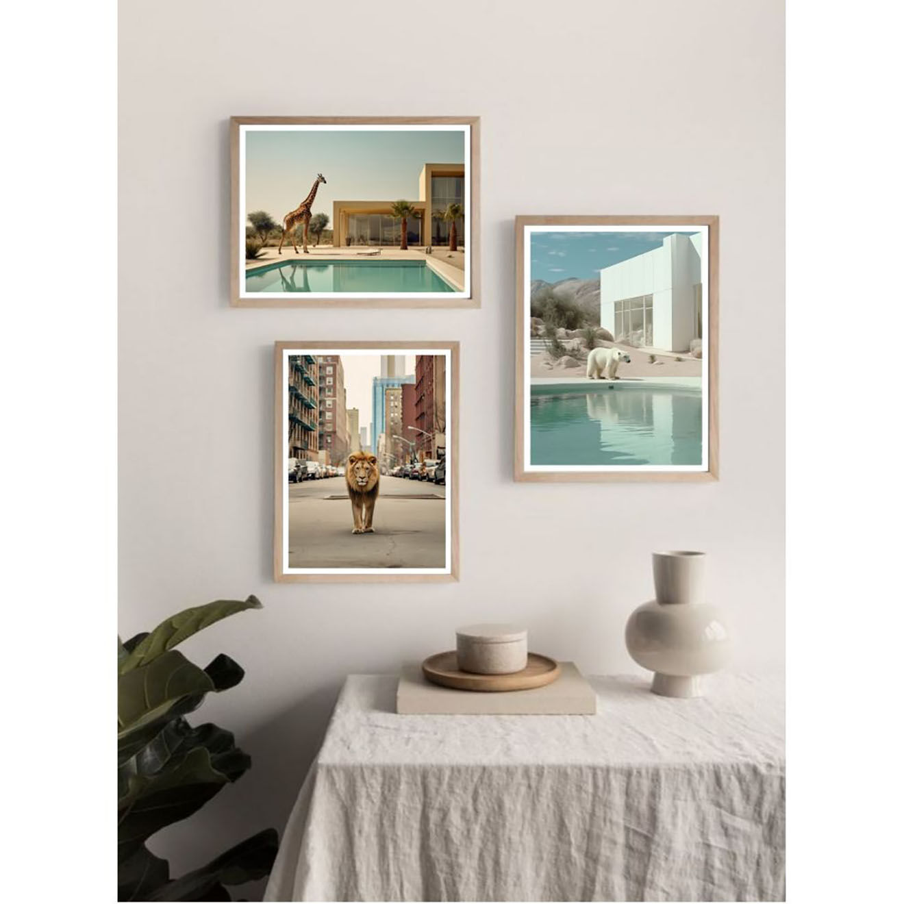 Hartman Affiche Urban Zoo 01  multicolore
