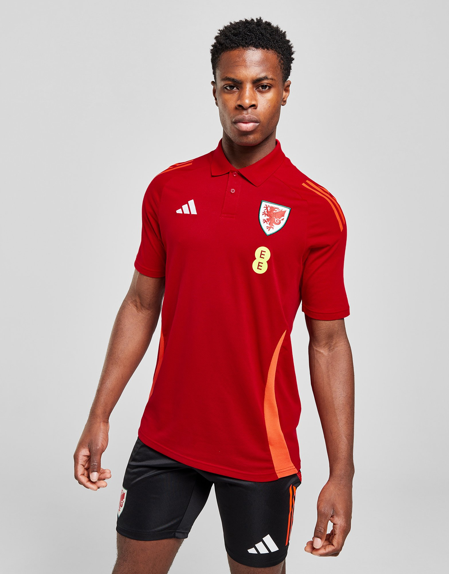adidas Polo Pays de Galles Tiro 24 Homme