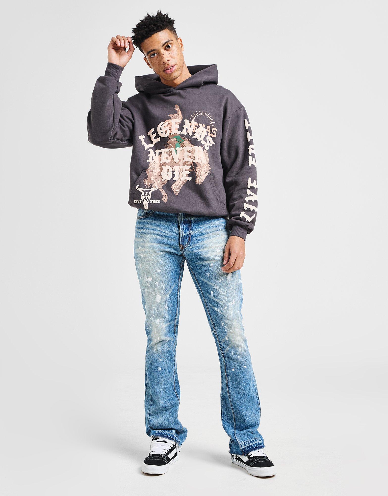 mnml Jean Denim Flare Homme