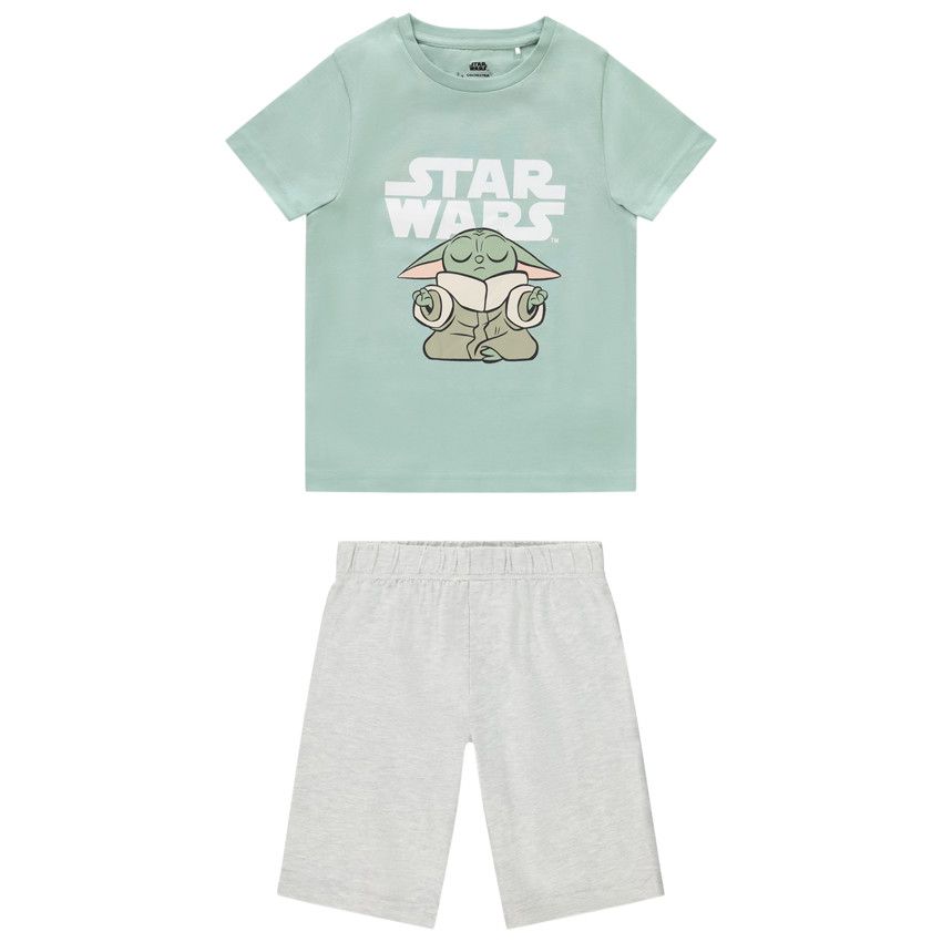 Set pyjama court Grogu Star Wars Disney pour garçon - Vert