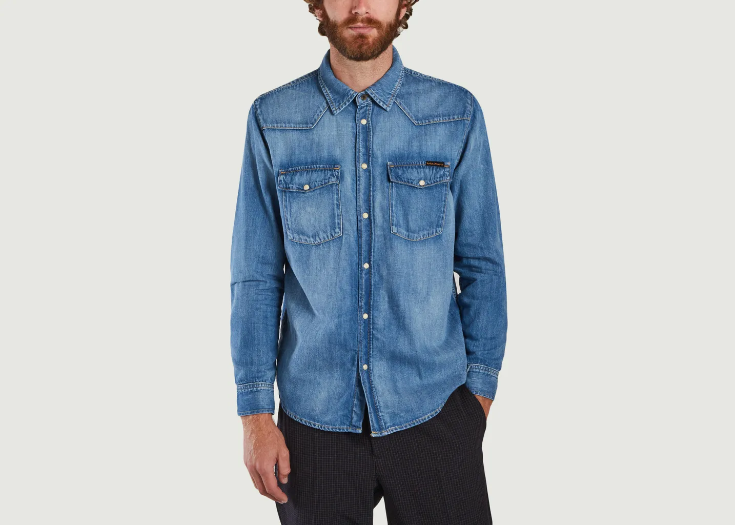 Chemise en Jean George Blue Tribe Nudie Jeans