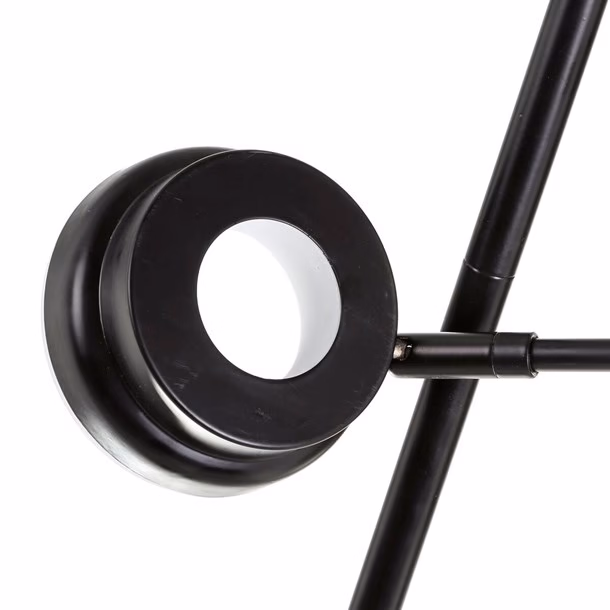 Lampadaire noir acier