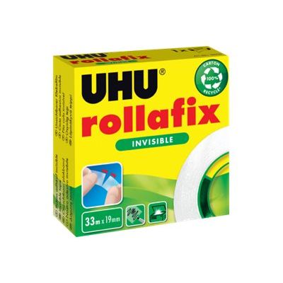UHU Rollafix - Ruban adhésif invisible - 19 mm x 33 m