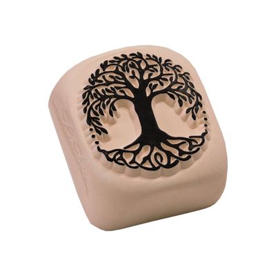 LaDot - Pierre pour tatouage éphémère - en céramique - taille L (4 x 5 cm) - arbre de vie