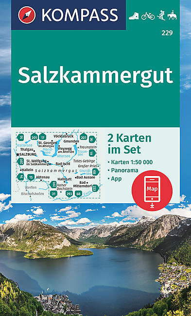 KOMPASS - 229 SALZKAMMERGUT 1 50 000