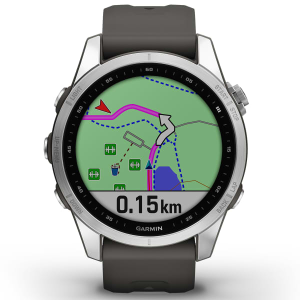 Montre cardio GPS GARMIN FENIX 7S SILVER
