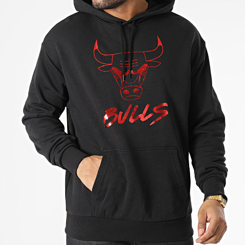 Sweat Capuche Chicago Bulls Metallic 60292292 Noir