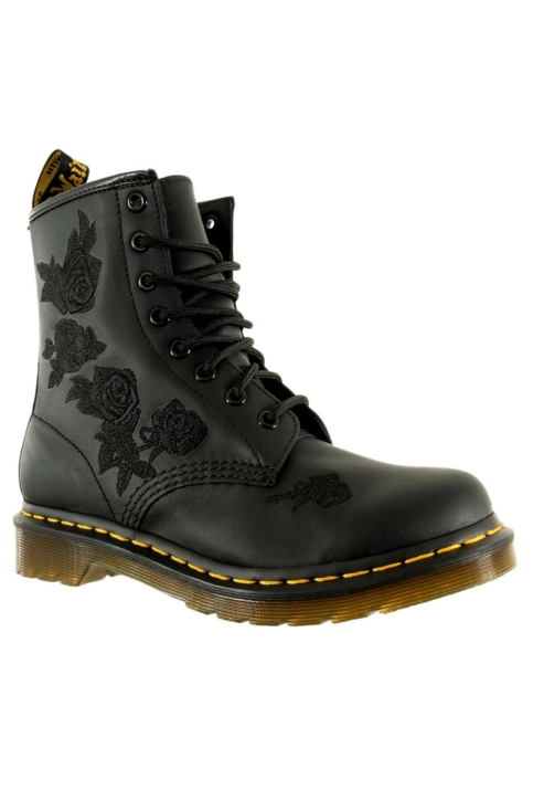 Bottines dr martens 1460 vonda mono black softy t