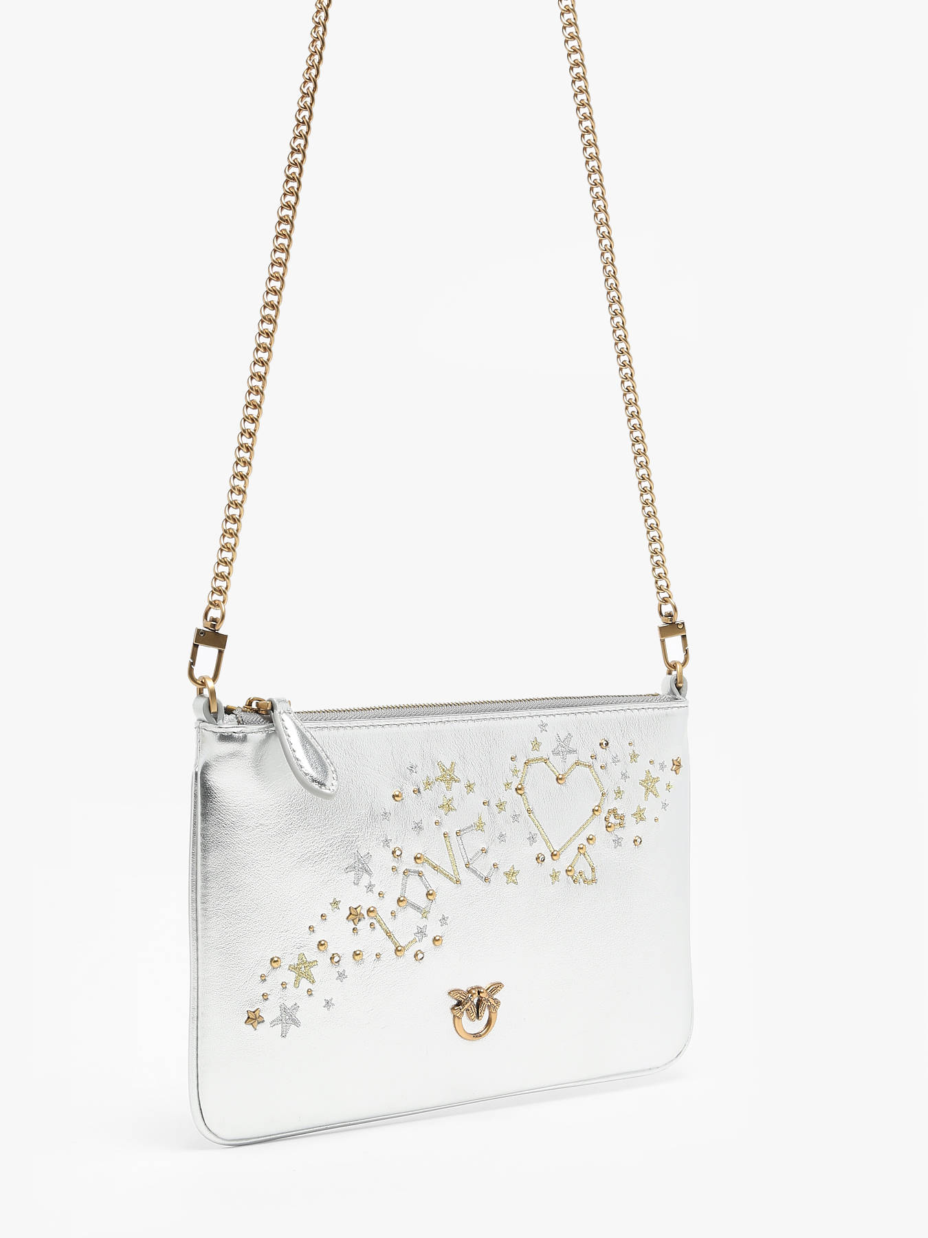 Sac bandoulire Love bag icon cuir PINKO