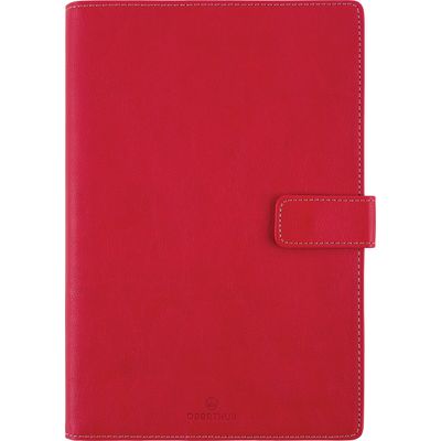 Agenda Milano - 1 semaine sur 2 pages - 17 x 24,5 cm - rouge - Oberthur