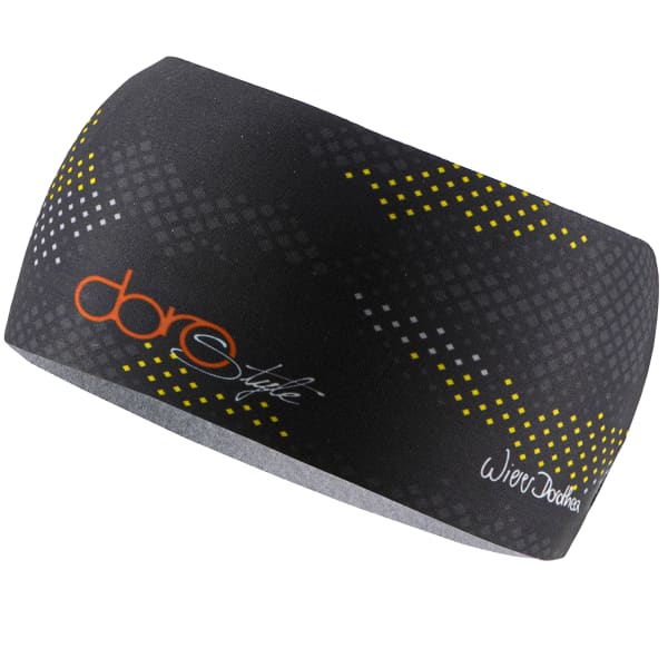 Bandeau ski de fond SPORTFUL DORO HEADBAND DARK GRAY/YELLOW