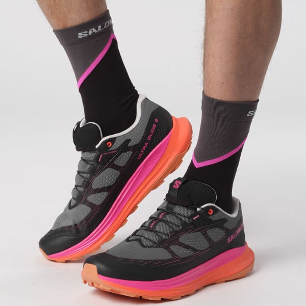 Chaussure trail SALOMON ULTRA GLIDE 2 PLUM KITTEN/BLACK/PINK GLO