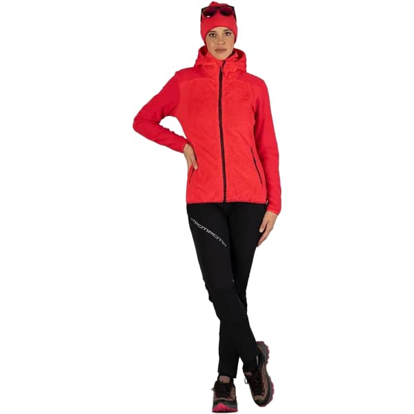 Veste polaire CMP WOMAN HIGHLOFT FLEECE JACKET HOOD CORALLO