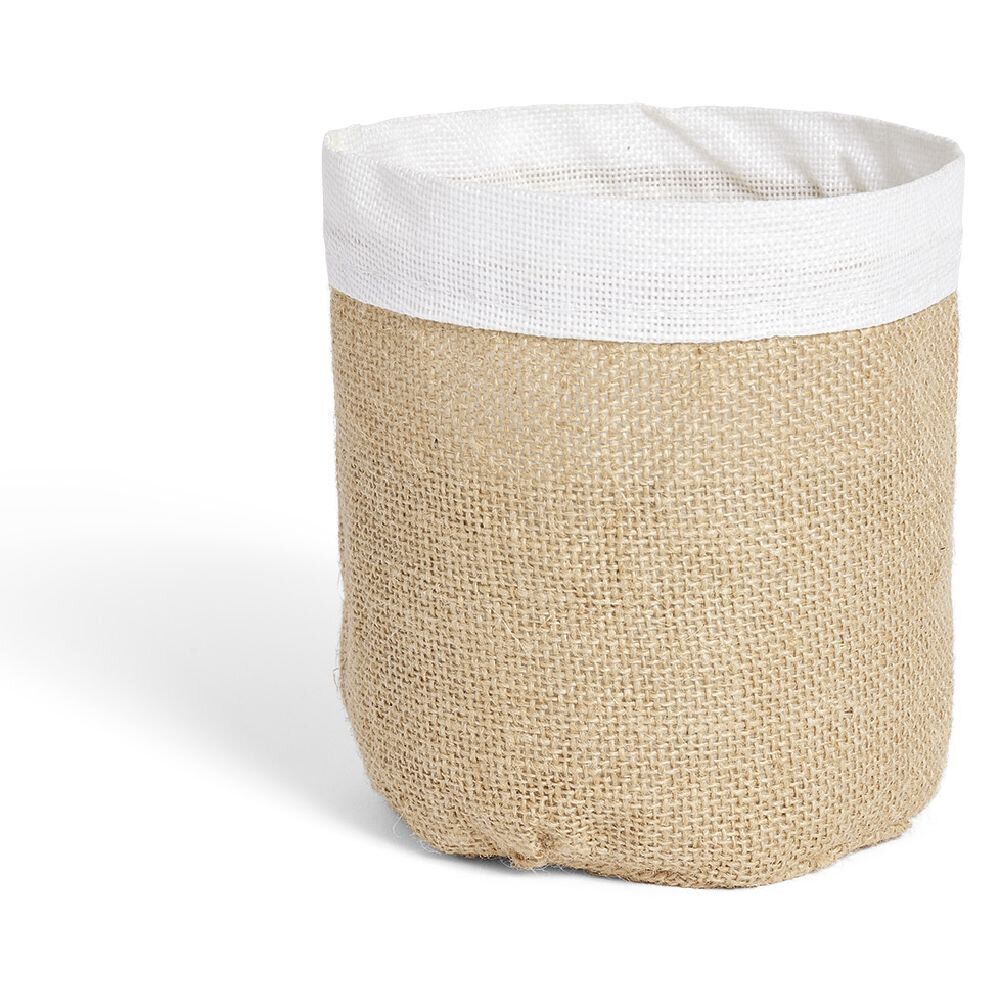 Panier de rangement jute Ø14xH15cm