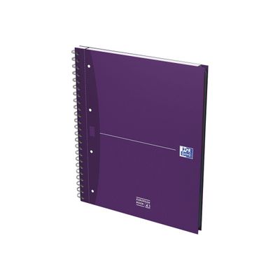 Oxford Europeanbook - Cahier A4 (21x29,7 cm) - 240 pages - petits carreaux (5x5 mm) - disponible dans différentes couleurs