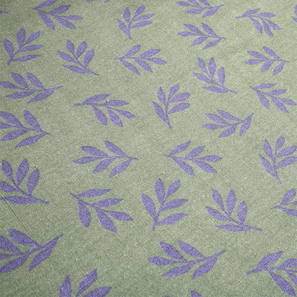 Hamac à suspendre Camp Chic 1 personne vert motif feuillage L200x100cm