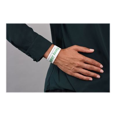 Avery - 50 bracelets indéchirables - 18 x 265 mm - blanc