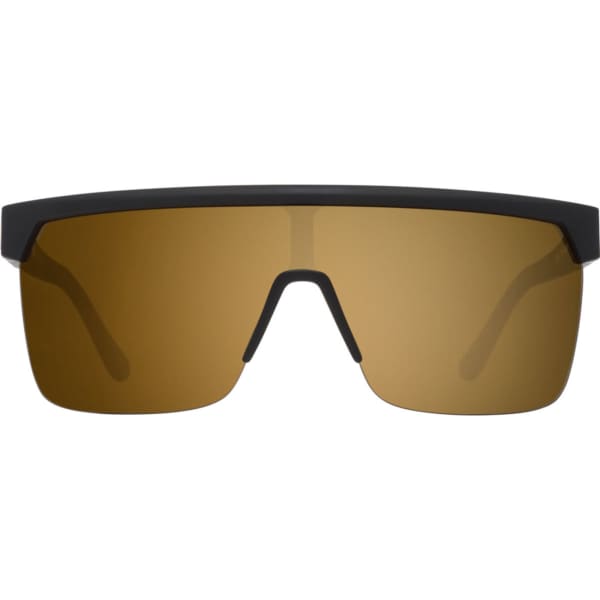 Lunette de soleil lifestyle SPY FLYNN 5050 25 25 ANNIV MATTE BLACK GOLD HD PLUS BRONZE WITH GOLD SPECTRA MIRROR