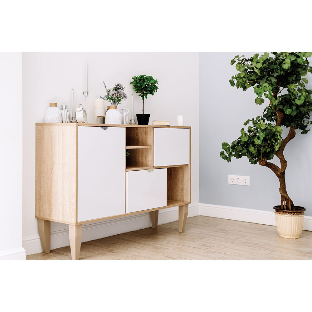Poignée de porte de meuble en métal design x2